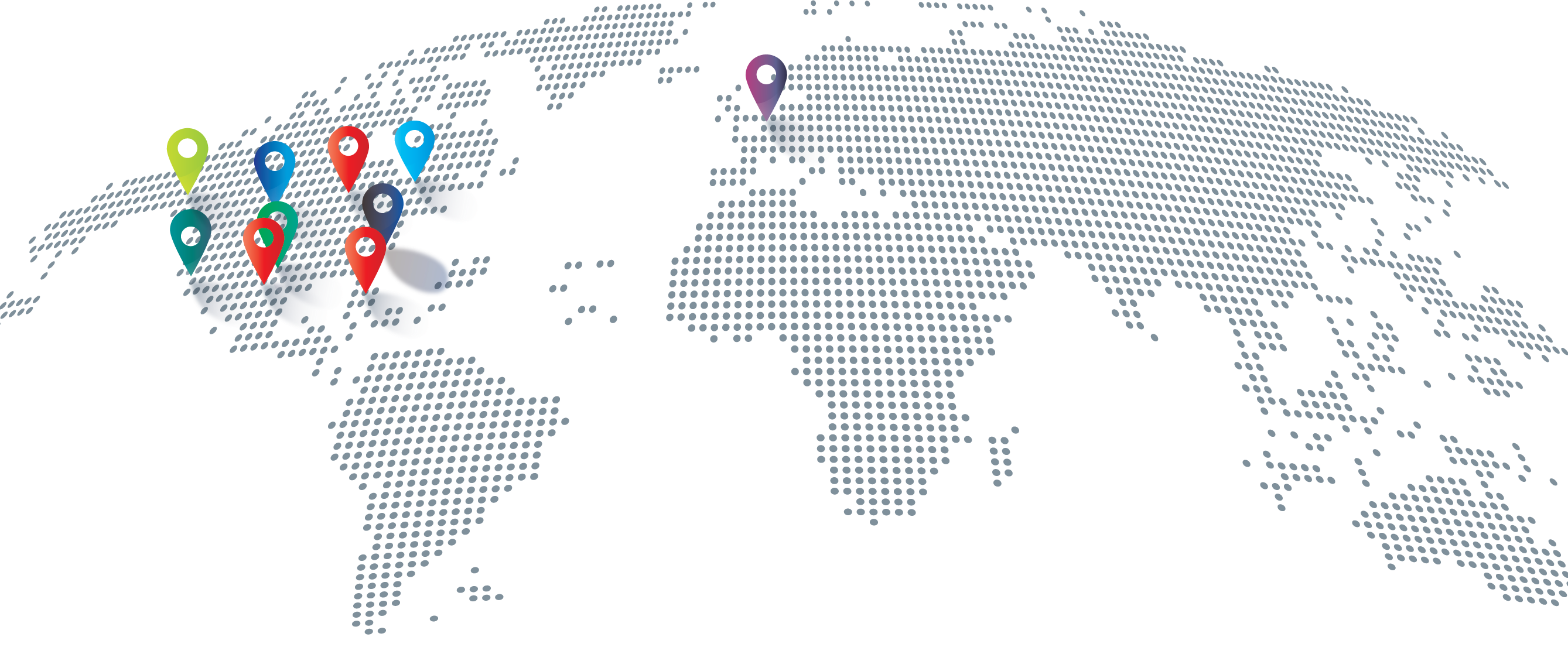 Ten Global Distribution Locations